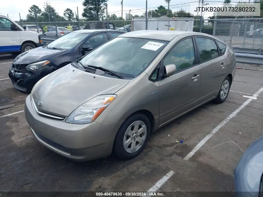 JTDKB20U173280232 2007 Toyota Prius Base (Cvt-E)