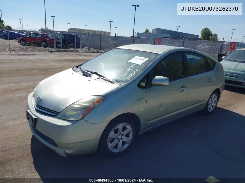 JTDKB20U073262370 2007 Toyota Prius Base (Cvt-E)