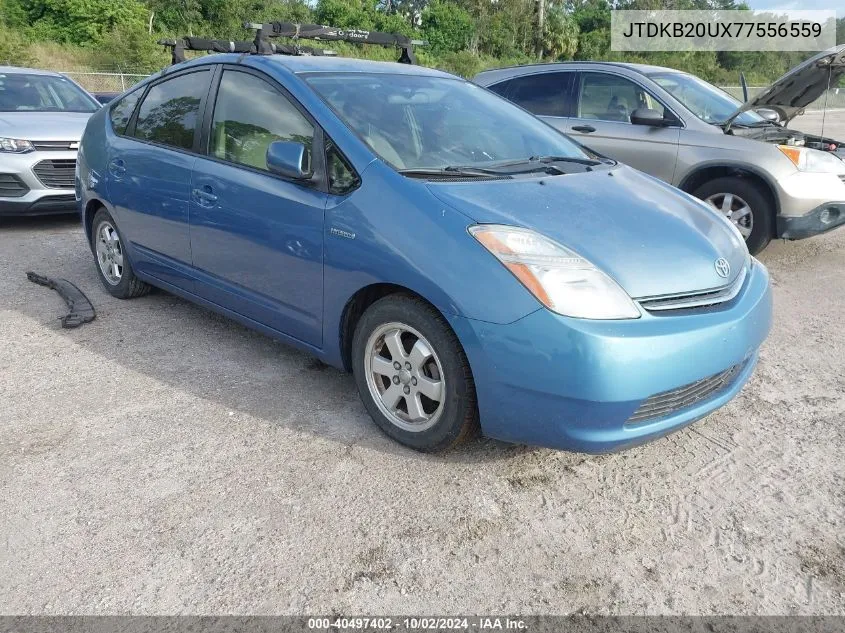 2007 Toyota Prius Base (Cvt-E) VIN: JTDKB20UX77556559 Lot: 40497402