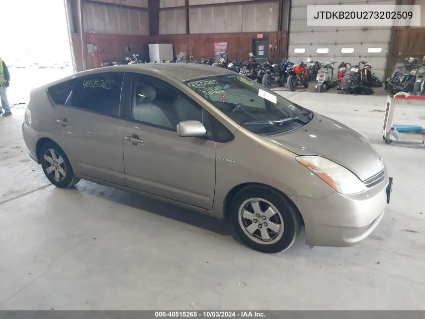 2007 Toyota Prius Base (Cvt-E) VIN: JTDKB20U273202509 Lot: 40515265