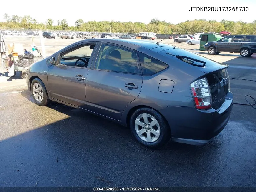 2007 Toyota Prius VIN: JTDKB20U173268730 Lot: 40528268