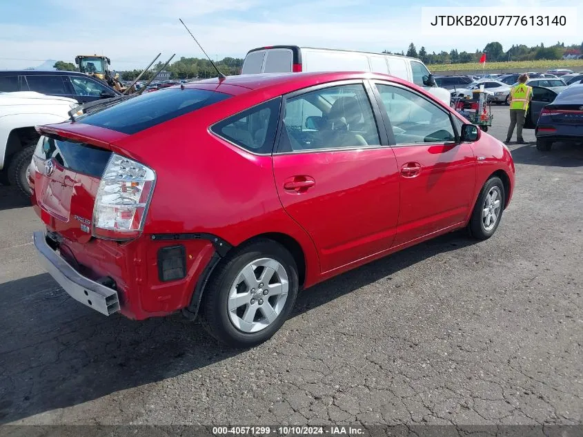 JTDKB20U777613140 2007 Toyota Prius