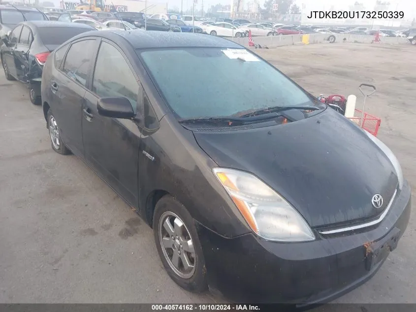 2007 Toyota Prius Base (Cvt-E) VIN: JTDKB20U173250339 Lot: 40574162