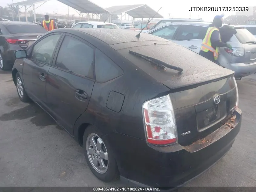 2007 Toyota Prius Base (Cvt-E) VIN: JTDKB20U173250339 Lot: 40574162