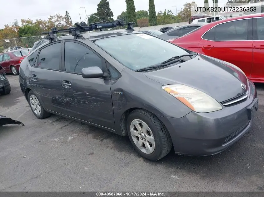 2007 Toyota Prius Base (Cvt-E) VIN: JTDKB20U173236358 Lot: 40587068