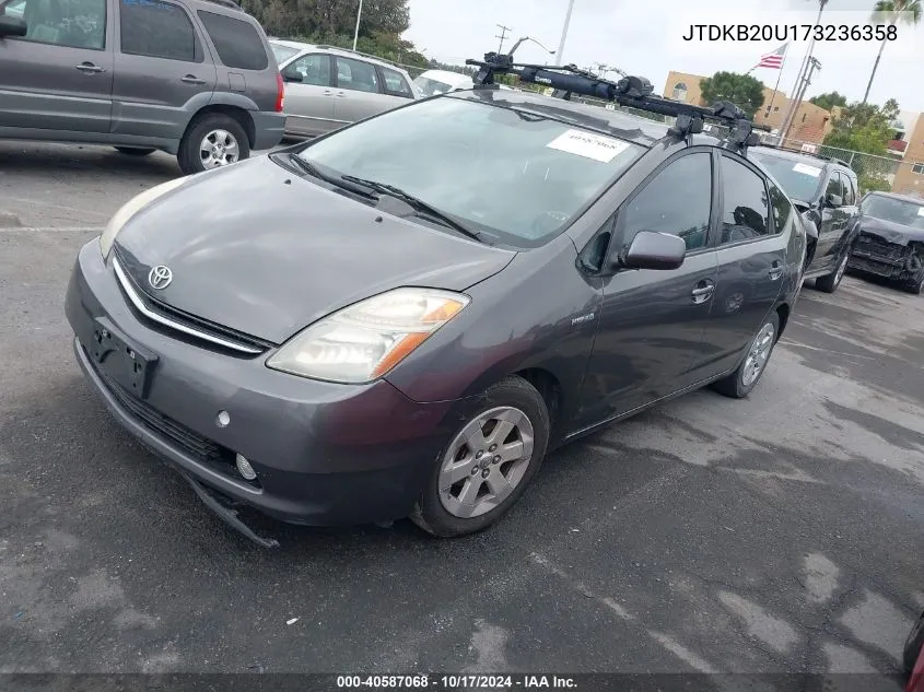 JTDKB20U173236358 2007 Toyota Prius Base (Cvt-E)