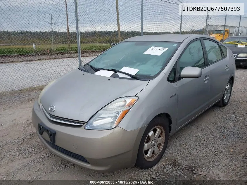 JTDKB20U677607393 2007 Toyota Prius