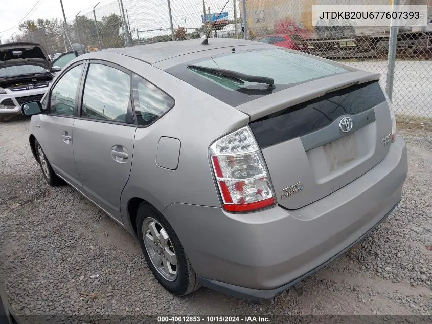 JTDKB20U677607393 2007 Toyota Prius