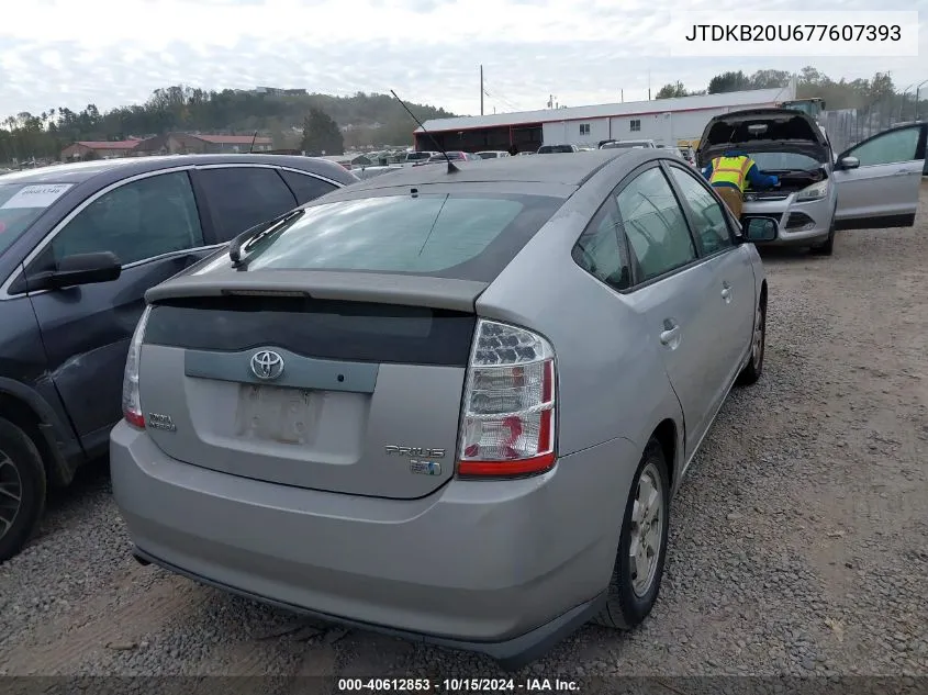 JTDKB20U677607393 2007 Toyota Prius