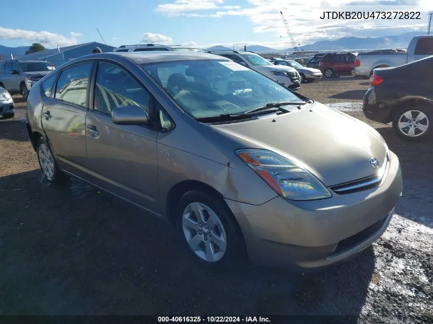 2007 Toyota Prius VIN: JTDKB20U473272822 Lot: 40616325