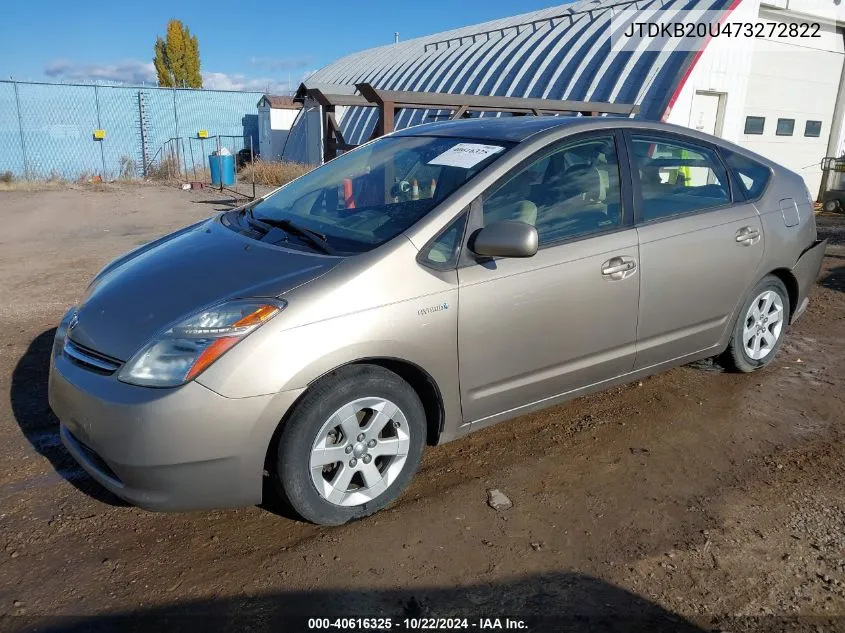 2007 Toyota Prius VIN: JTDKB20U473272822 Lot: 40616325