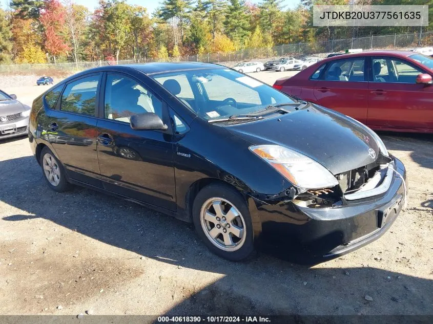 2007 Toyota Prius VIN: JTDKB20U377561635 Lot: 40618390