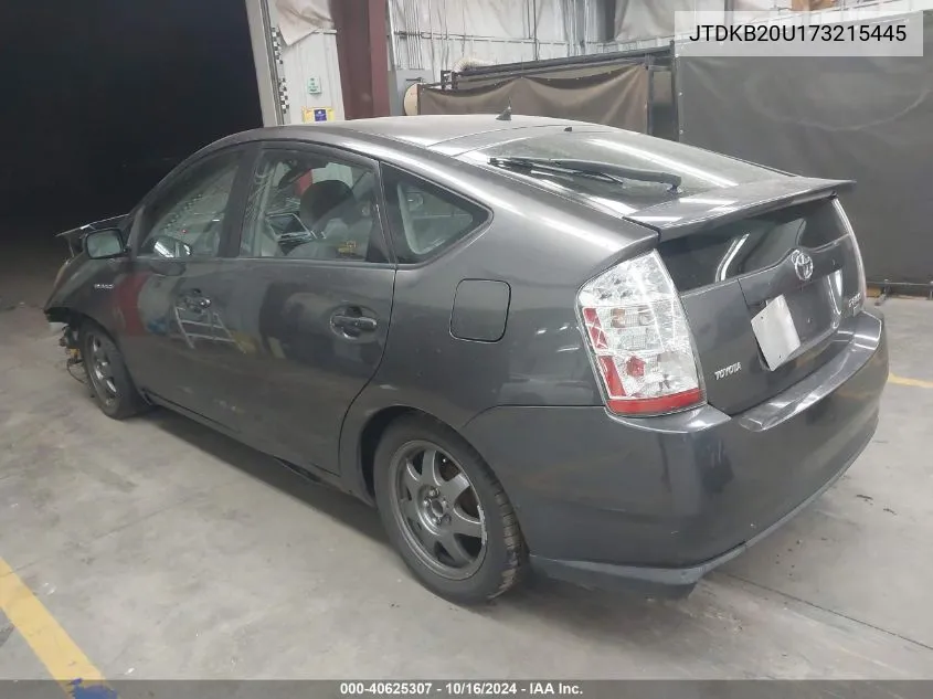 2007 Toyota Prius Touring VIN: JTDKB20U173215445 Lot: 40625307