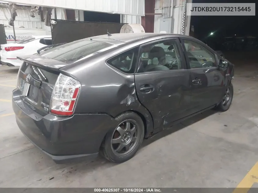 2007 Toyota Prius Touring VIN: JTDKB20U173215445 Lot: 40625307