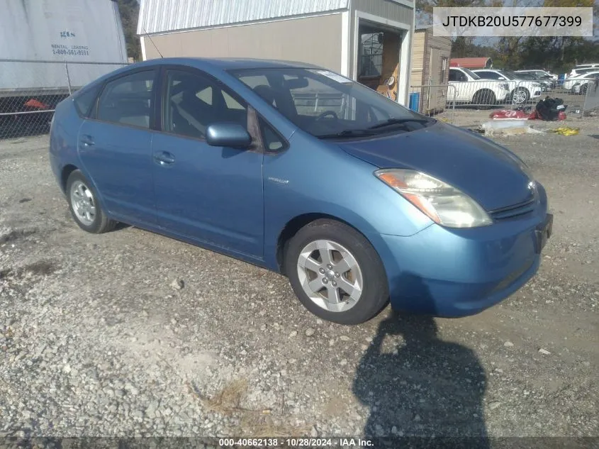 JTDKB20U577677399 2007 Toyota Prius