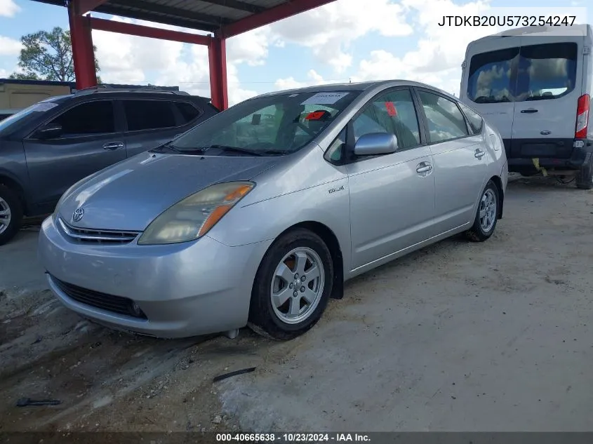 2007 Toyota Prius VIN: JTDKB20U573254247 Lot: 40665638