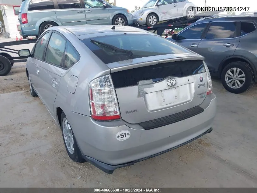 2007 Toyota Prius VIN: JTDKB20U573254247 Lot: 40665638