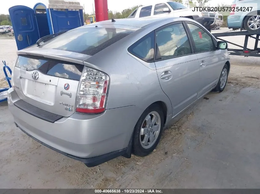 2007 Toyota Prius VIN: JTDKB20U573254247 Lot: 40665638