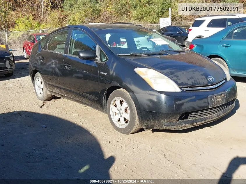 2007 Toyota Prius VIN: JTDKB20U177602991 Lot: 40679821