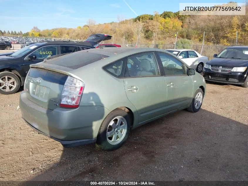 JTDKB20U777569642 2007 Toyota Prius