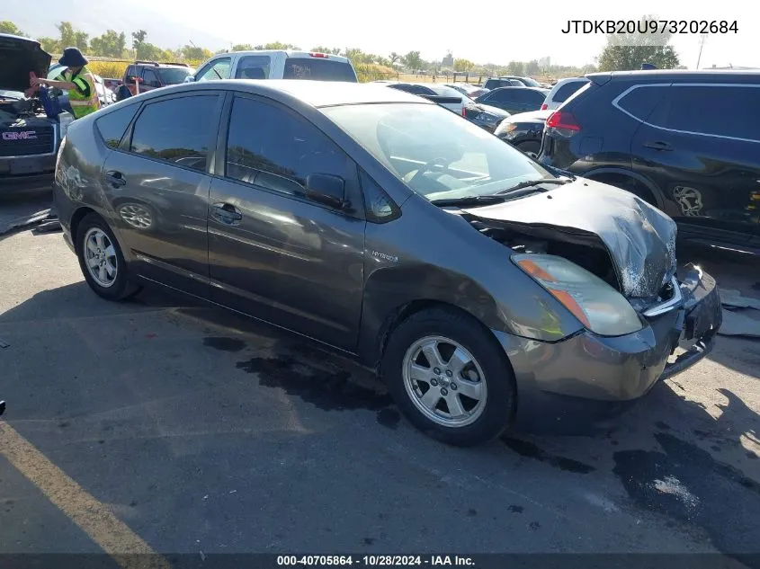 2007 Toyota Prius VIN: JTDKB20U973202684 Lot: 40705864