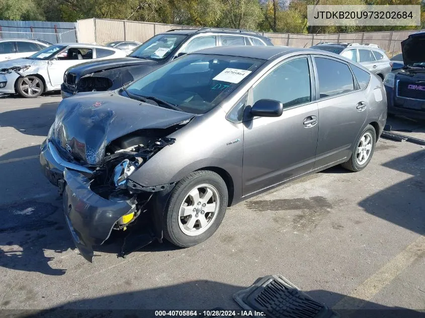 2007 Toyota Prius VIN: JTDKB20U973202684 Lot: 40705864