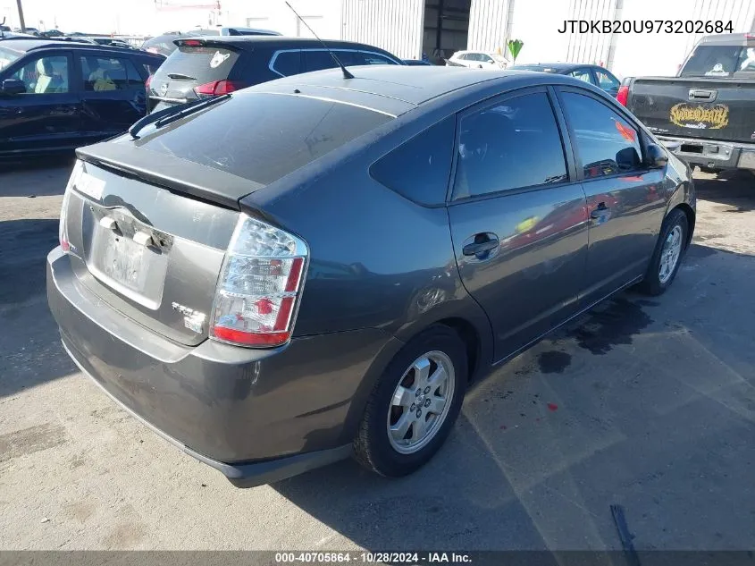 2007 Toyota Prius VIN: JTDKB20U973202684 Lot: 40705864