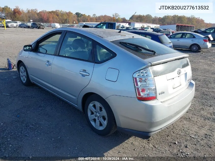 2007 Toyota Prius VIN: JTDKB20U277613532 Lot: 40725518