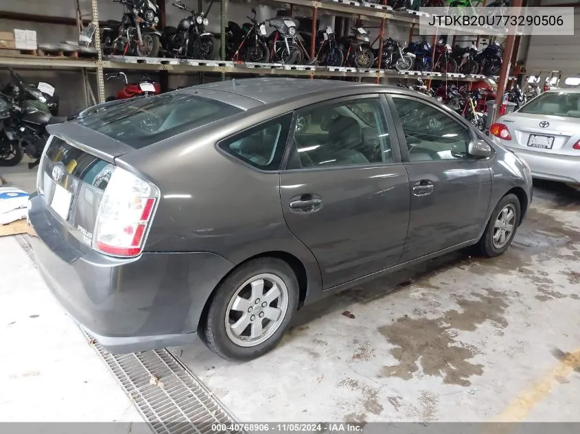 2007 Toyota Prius VIN: JTDKB20U773290506 Lot: 40768906