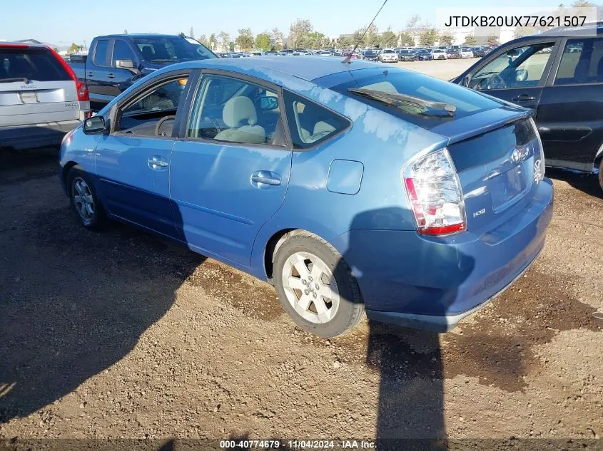 2007 Toyota Prius VIN: JTDKB20UX77621507 Lot: 40774679