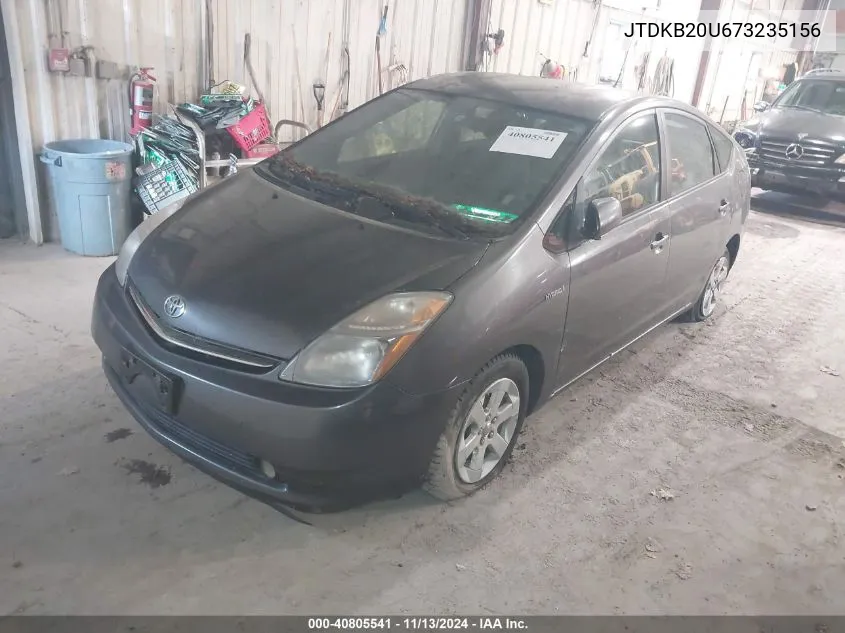 2007 Toyota Prius Touring VIN: JTDKB20U673235156 Lot: 40805541