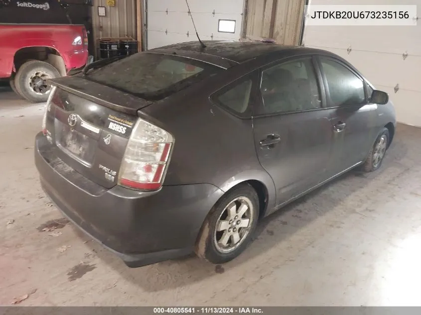 2007 Toyota Prius Touring VIN: JTDKB20U673235156 Lot: 40805541