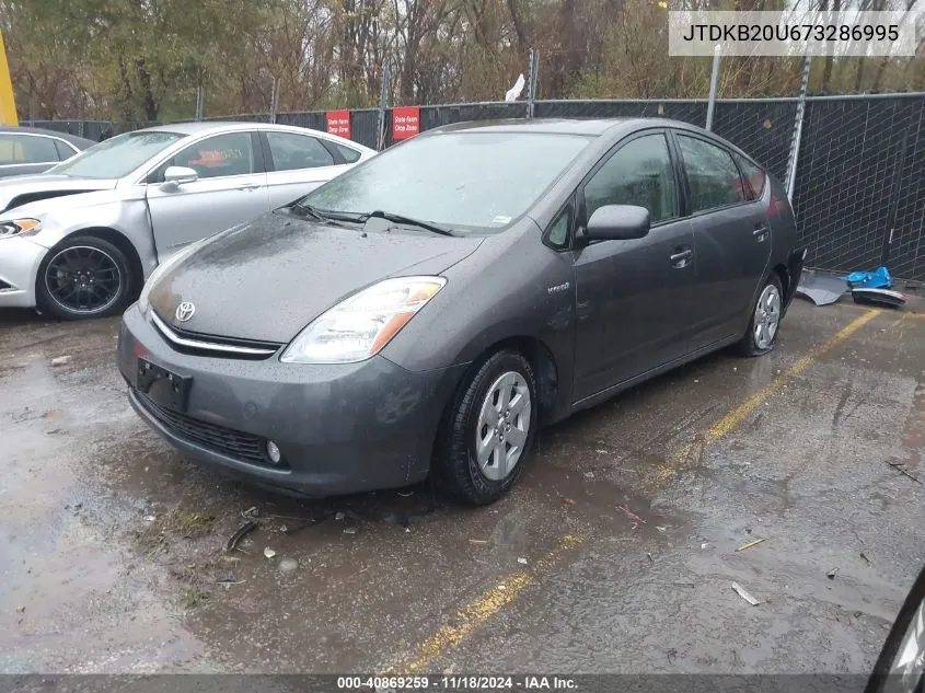 2007 Toyota Prius VIN: JTDKB20U673286995 Lot: 40869259