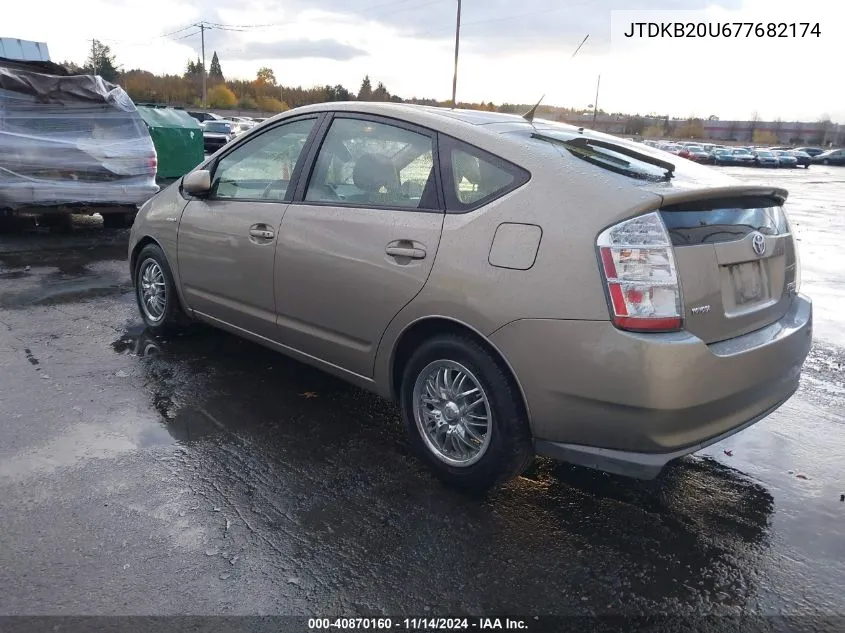 2007 Toyota Prius VIN: JTDKB20U677682174 Lot: 40870160