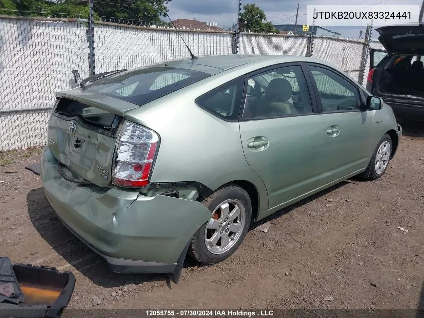 JTDKB20UX83324441 2008 Toyota Prius