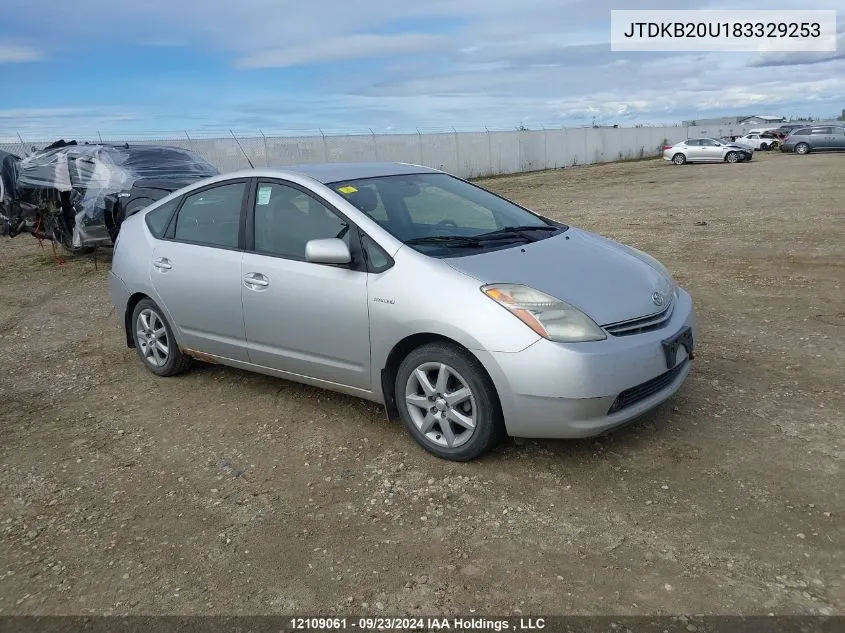 2008 Toyota Prius VIN: JTDKB20U183329253 Lot: 12109061