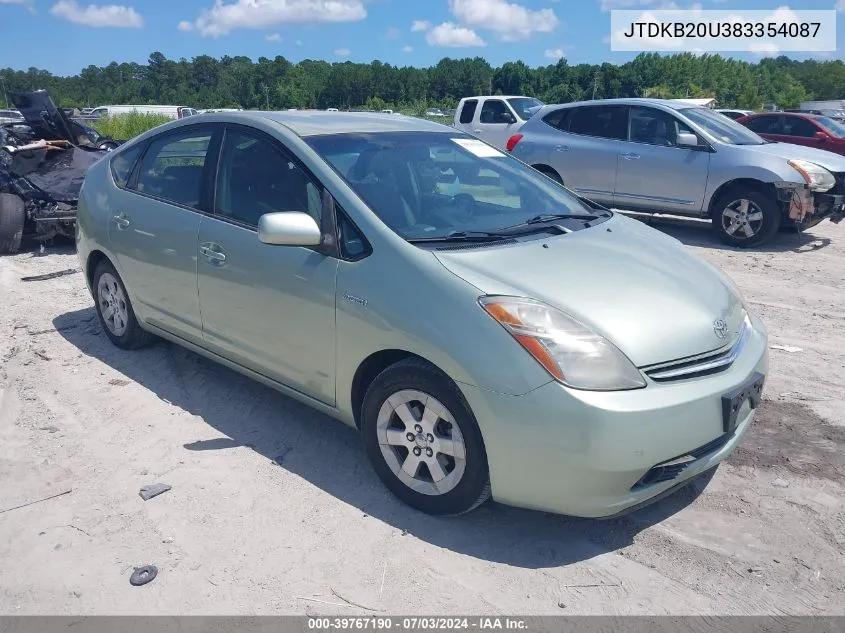 JTDKB20U383354087 2008 Toyota Prius