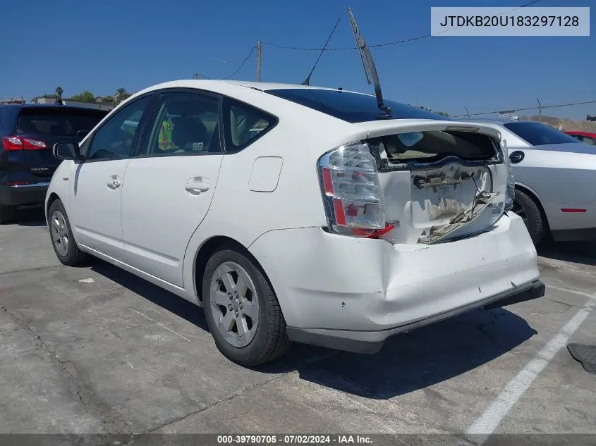 2008 Toyota Prius VIN: JTDKB20U183297128 Lot: 39790705