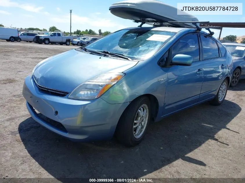 JTDKB20U587784728 2008 Toyota Prius