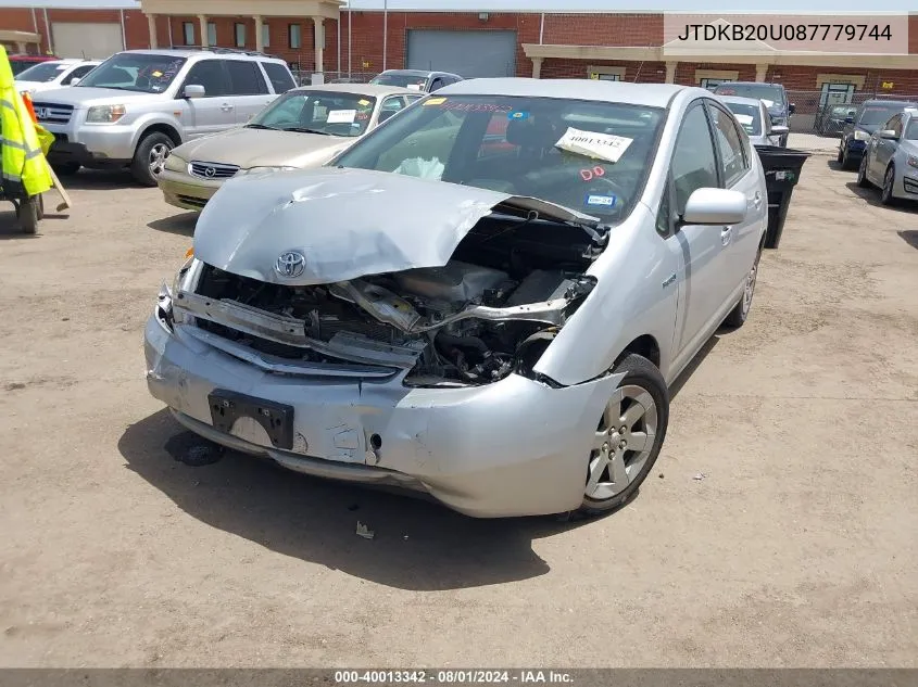 JTDKB20U087779744 2008 Toyota Prius