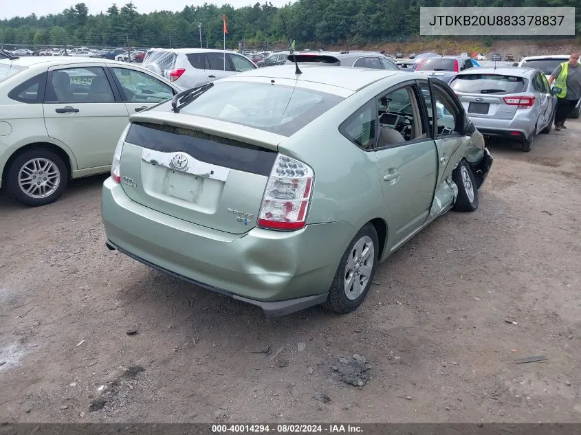 JTDKB20U883378837 2008 Toyota Prius