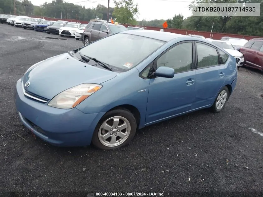 JTDKB20U187714935 2008 Toyota Prius