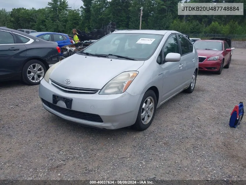 JTDKB20U487748884 2008 Toyota Prius