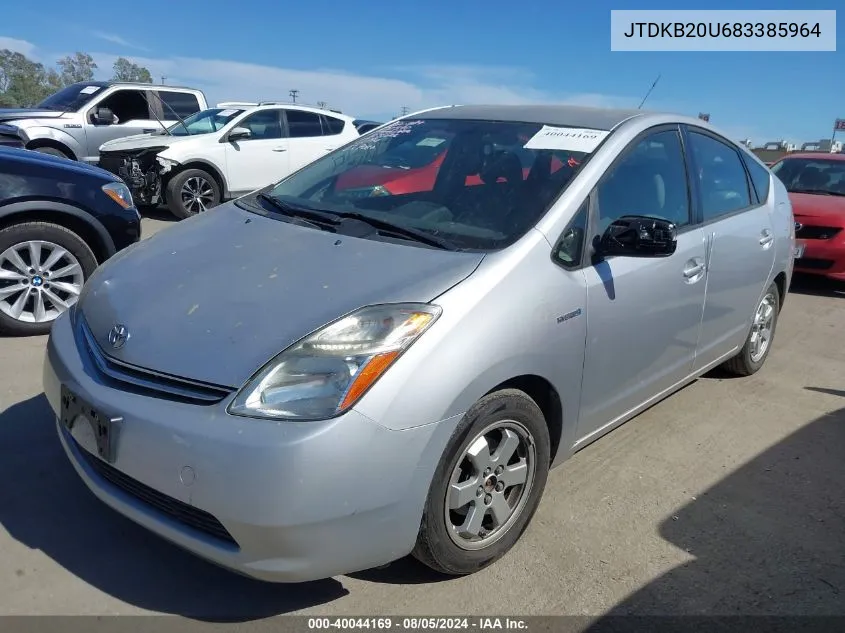 JTDKB20U683385964 2008 Toyota Prius