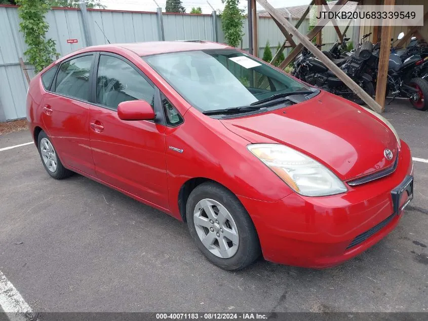 JTDKB20U683339549 2008 Toyota Prius