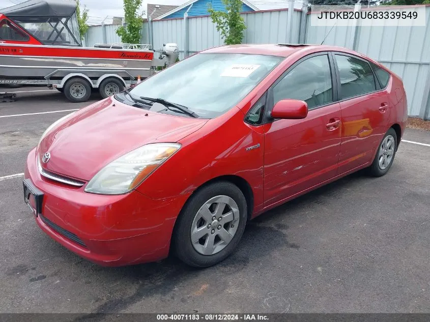 JTDKB20U683339549 2008 Toyota Prius