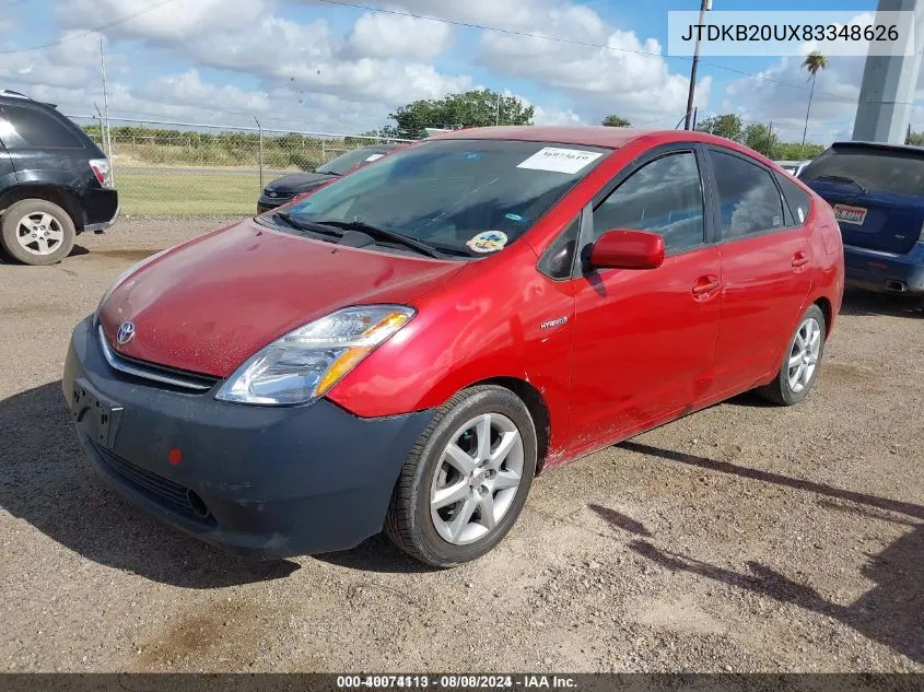 JTDKB20UX83348626 2008 Toyota Prius Touring