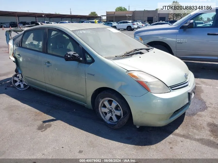 2008 Toyota Prius VIN: JTDKB20U883348186 Lot: 40079082