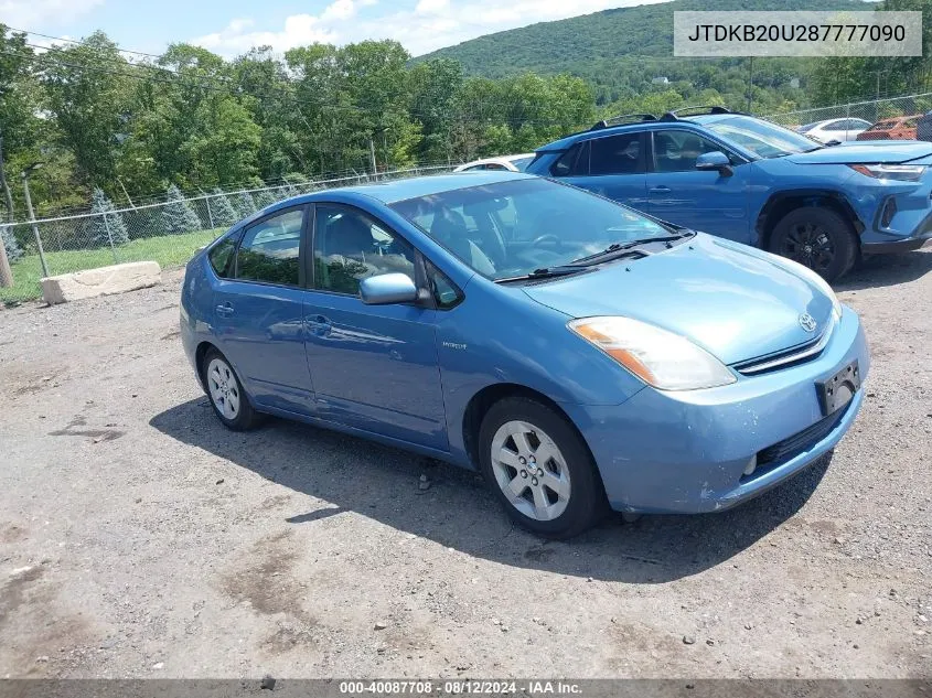 JTDKB20U287777090 2008 Toyota Prius