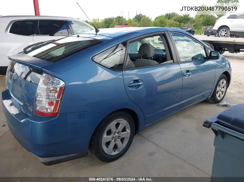 JTDKB20U487790519 2008 Toyota Prius